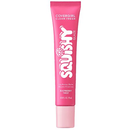 CoverGirl Clean Fresh Squishy Glaze Lip Butter Balm Raspberry Twist