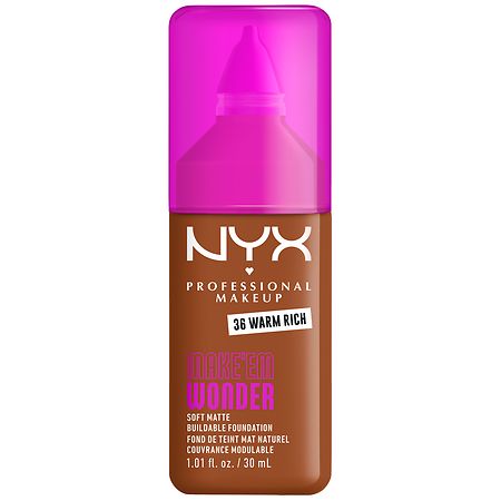 NYX Professional Makeup Make 'Em Wonder 24H Soft Matte Foundation - 1.01 fl oz