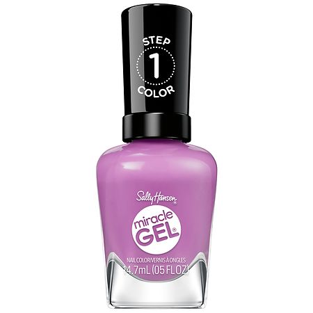 Sally Hansen Miracle Gel Super-Charged Pinks Nail Polish Collection Unstoppurple