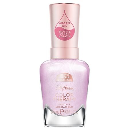 Sally Hansen Color Therapy Scented Collection Nail Polish Lavender Bliss Lavish In Lavender
