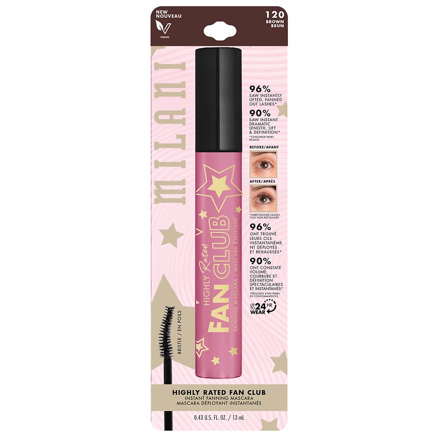 Milani Highly Rated Fan Club Mascara 120 Brown