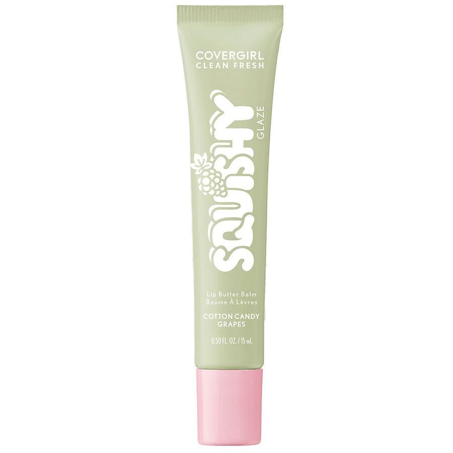 CoverGirl Clean Fresh Squishy Glaze Lip Butter Balm, Cotton Candy Grapes