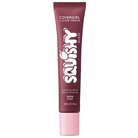 CoverGirl Clean Fresh Squishy Glaze Lip Butter Balm Fresh Plum