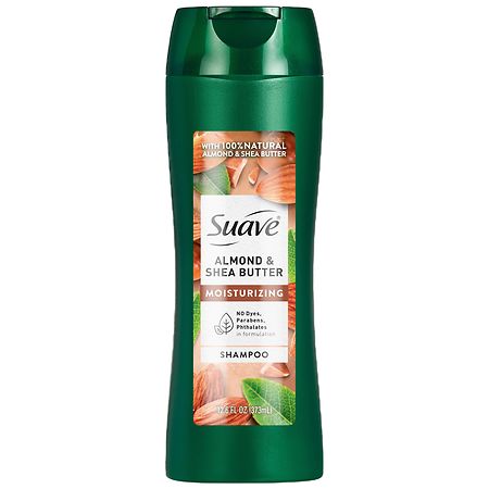 Suave Moisturizing Shampoo For Dry, Damaged Hair Natural Almond & Shea Butter