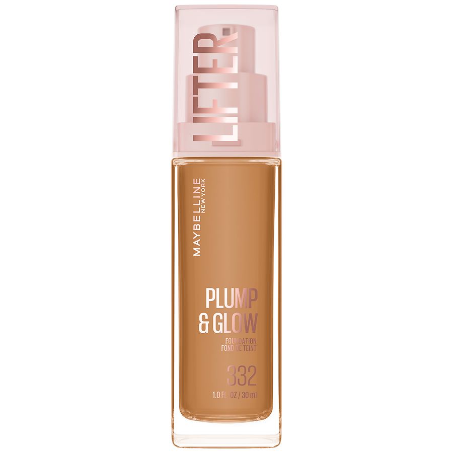Maybelline New York Plump & Glow Foundation with Hyaluronic Acid, 332 Warm