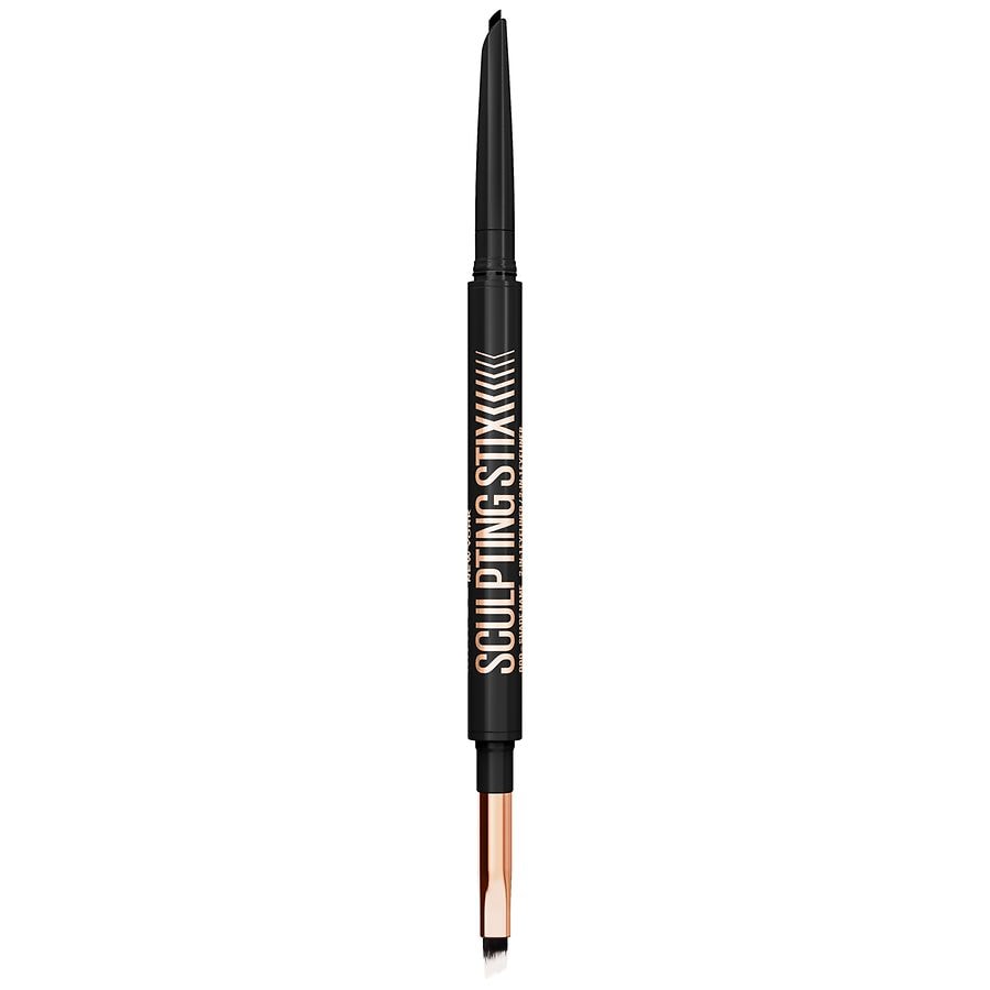 Maybelline Sculpting Stix Eyeliner 2-In-1 Dual Ended Liner & Brush, Black Blur
