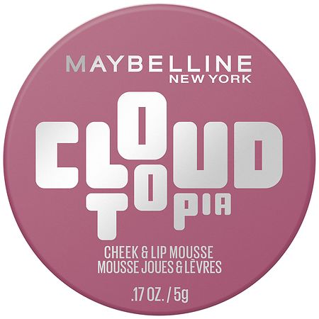 Maybelline New York Cloudtopia Cheek & Lip Mousse, Up To 14 Hour Color Twilight Berry