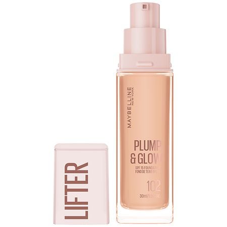Maybelline New York Plump & Glow Foundation with Hyaluronic Acid 102 Neutral