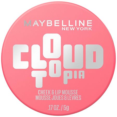 Maybelline New York Cloudtopia Cheek & Lip Mousse, Up To 14Hr Color Moonlit Rose