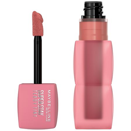 Maybelline SuperStay Teddy Tint, Long Lasting Blurred-Matte Lip Tint Ribbon Tied