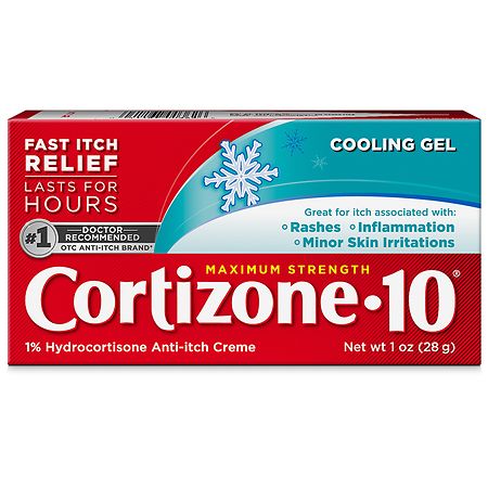 Cortizone 10 Maximum Strength Anti-Itch Cooling Gel - 1.0 oz