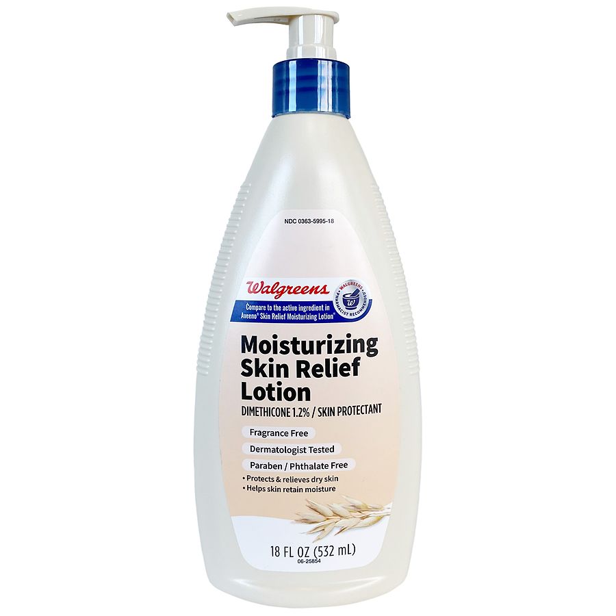 Walgreens Moisturizing Skin Relief Lotion Fragrance Free