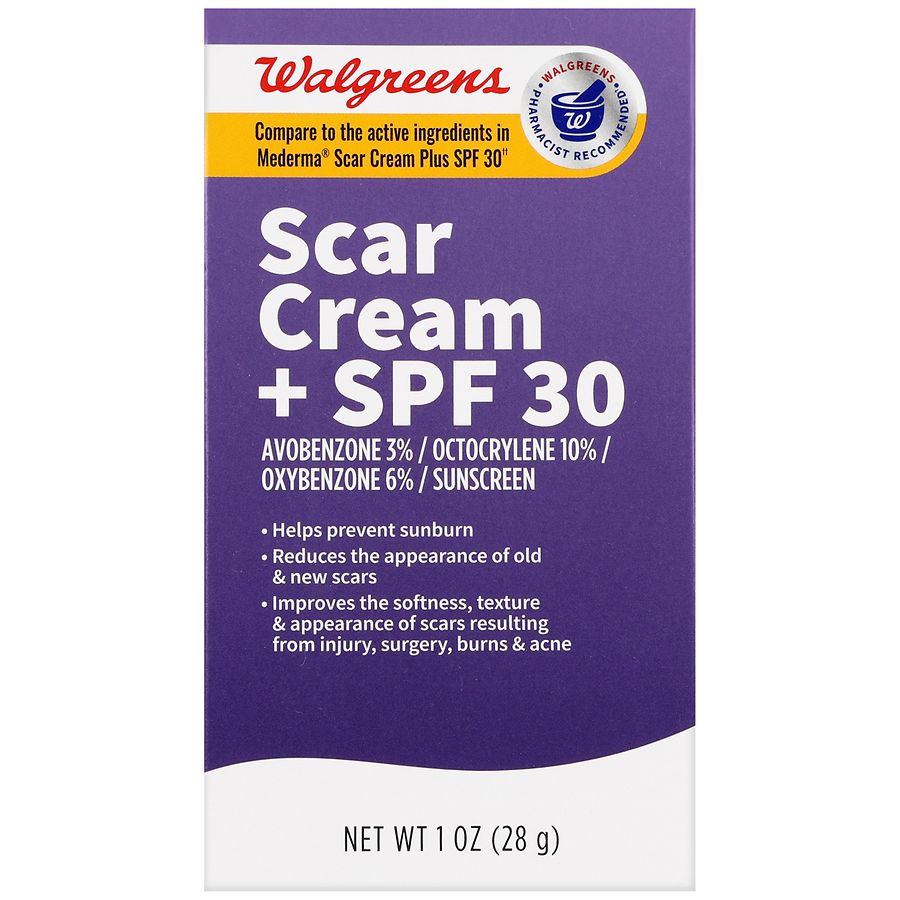 Walgreens Scar Cream + SPF 30