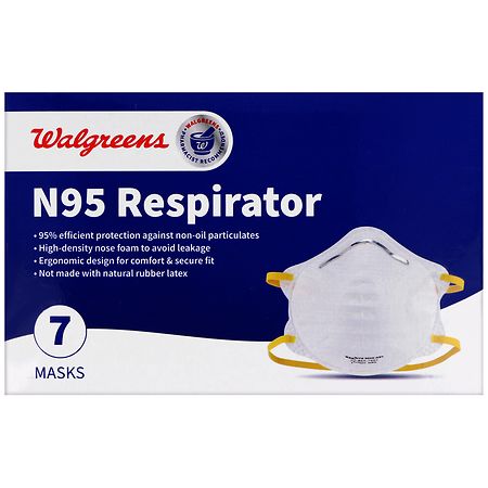 Walgreens N95 Respirator Masks