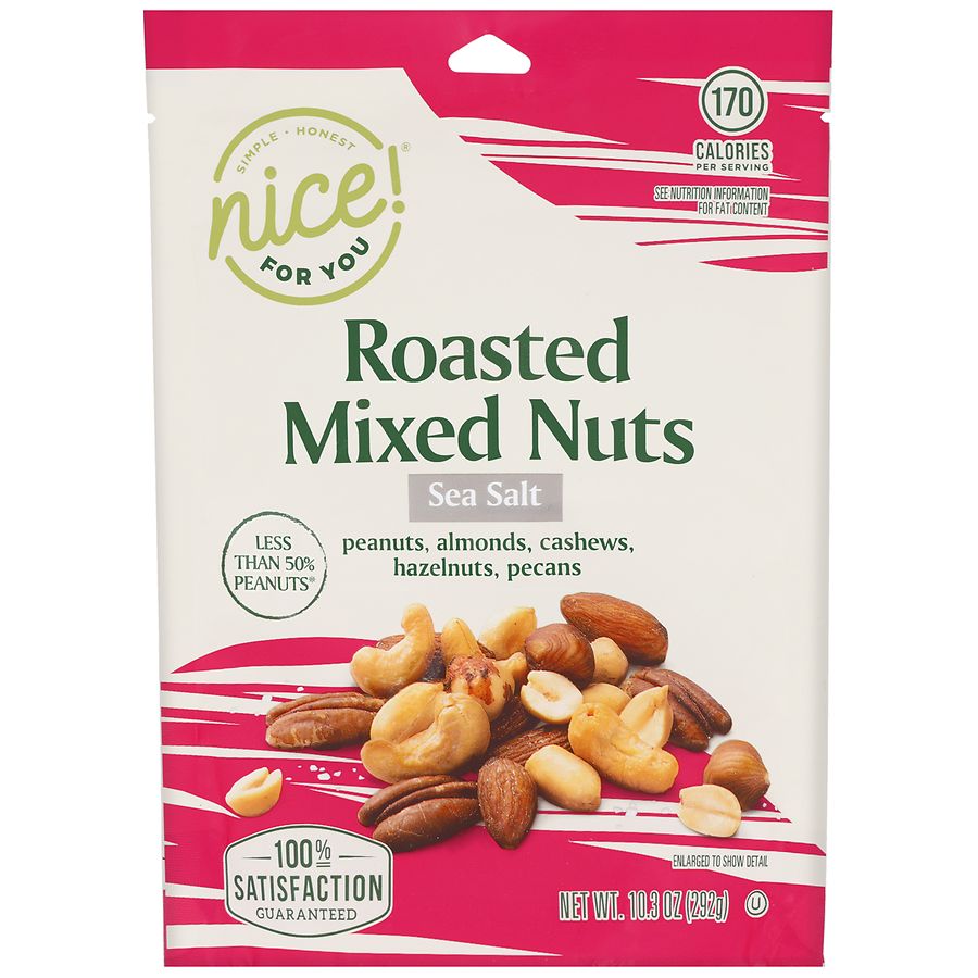 Nice! For You Roasted Mixed Nuts Sea Salt