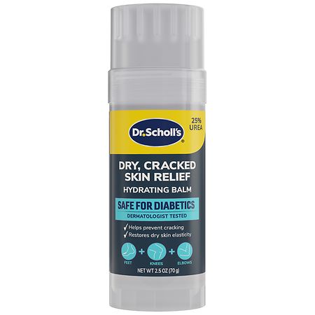 Dr. Scholl's Dry, Cracked Skin Relief Hydrating Balm - Safe for Diabetics