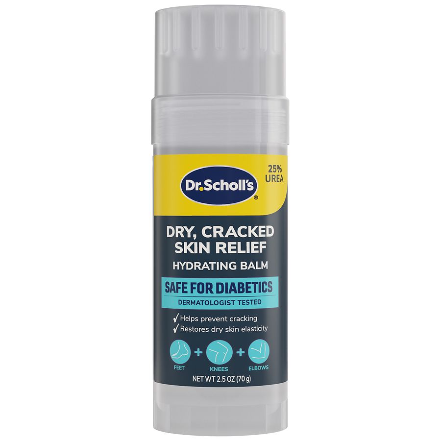 Dr. Scholl's Dry, Cracked Skin Relief Hydrating Balm - Safe for Diabetics