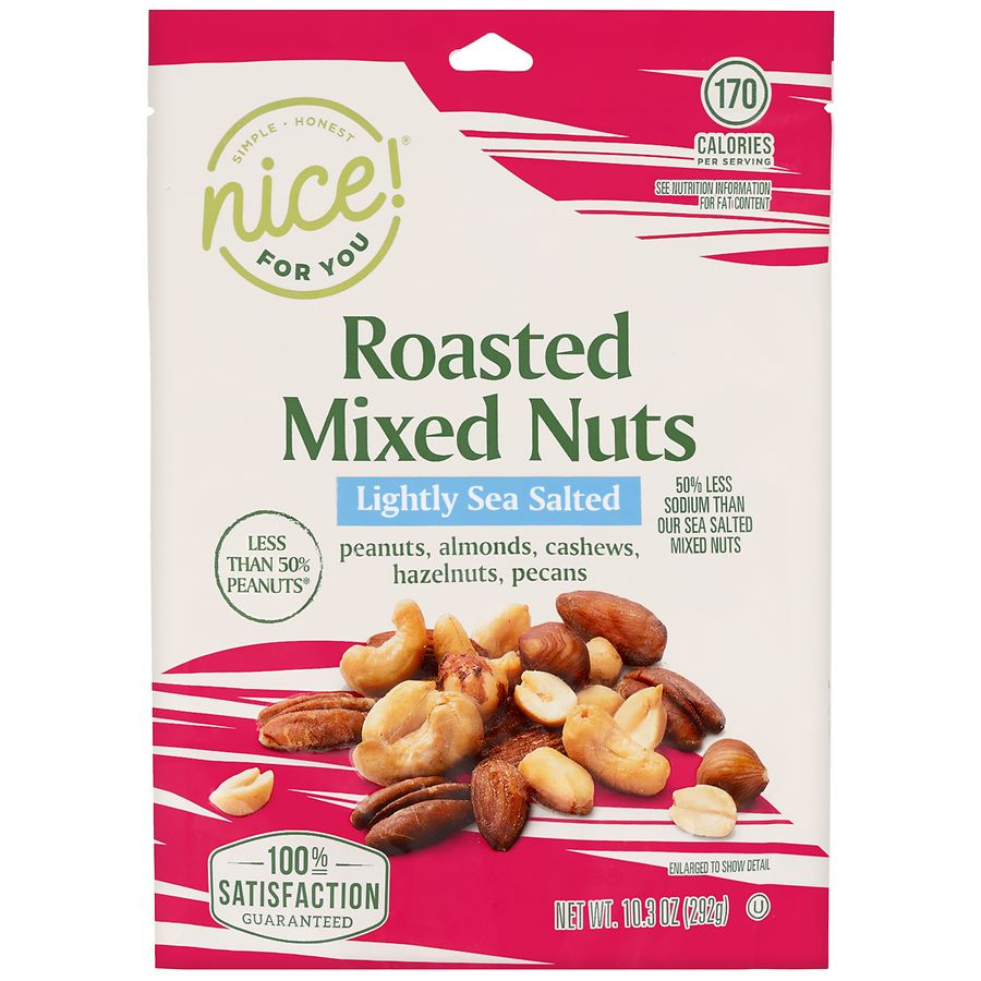 Nice! For You Roasted Mixed Nuts Lightly Sea Salted