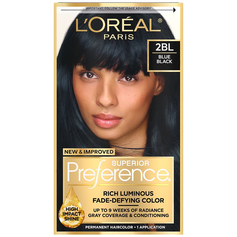 L'Oreal Paris Superior Preference Permanent Hair Color Blue Black