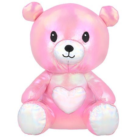 Playright Bear Plush 7 Inch Pink