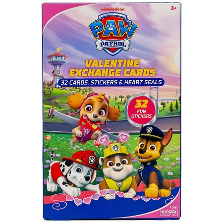Paw Patrol Valentine Exchange Cards