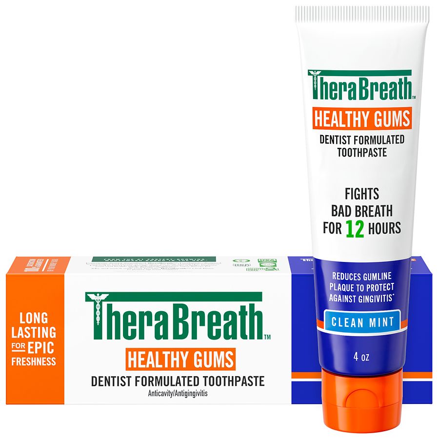 TheraBreath Adult Gum Health Toothpaste Clean Mint