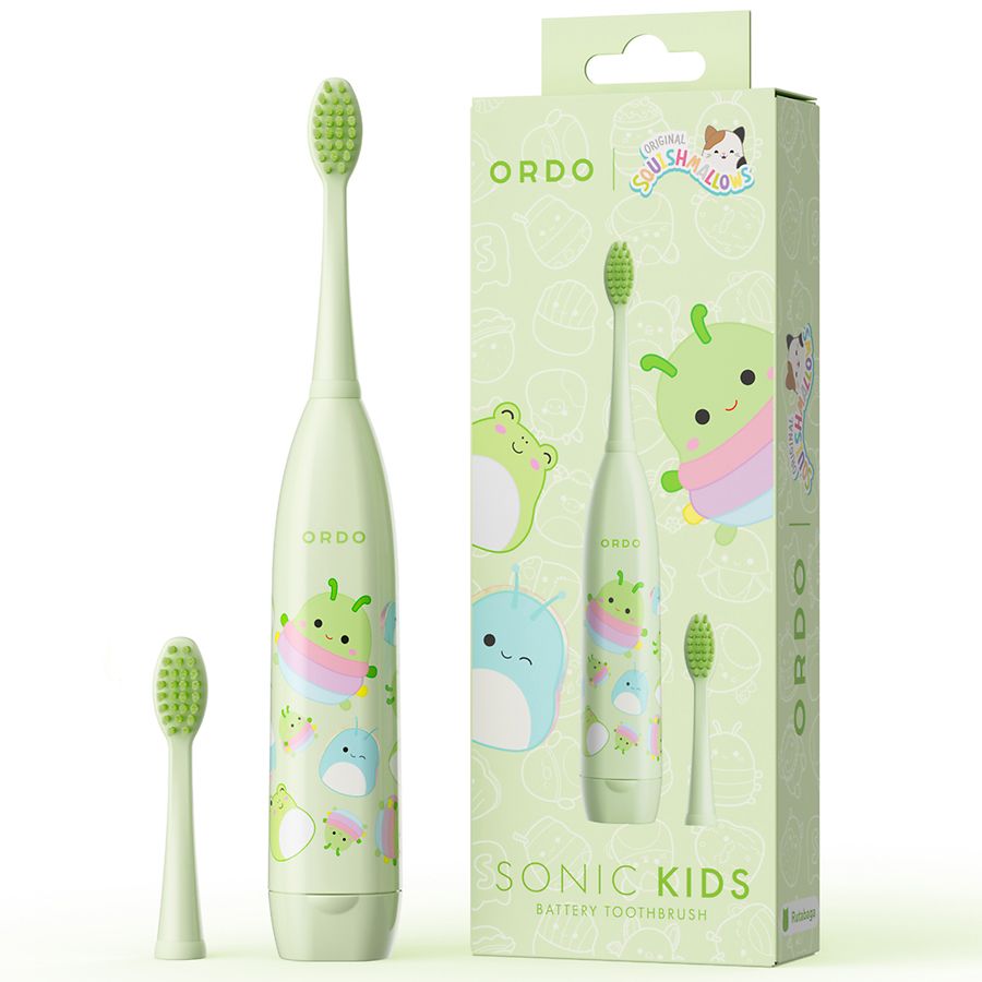 Ordo Sonic Kids Battery Toothbrush - Squishmallows Rutabaga