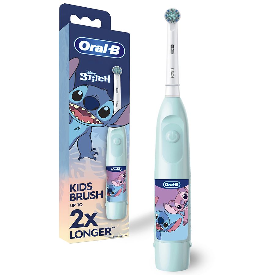 Oral-B Kids Battery Powered Toothbrush, Stitch Extra Soft Bristles | Walgreens Oral-B Kids Battery Powered Toothbrush, Stitch Extra Soft Bristles | Walgreens