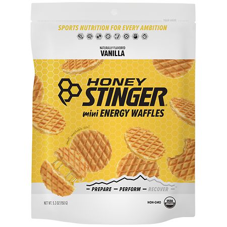 Honey Stinger Mini Energy Waffles Snack Bar Vanilla