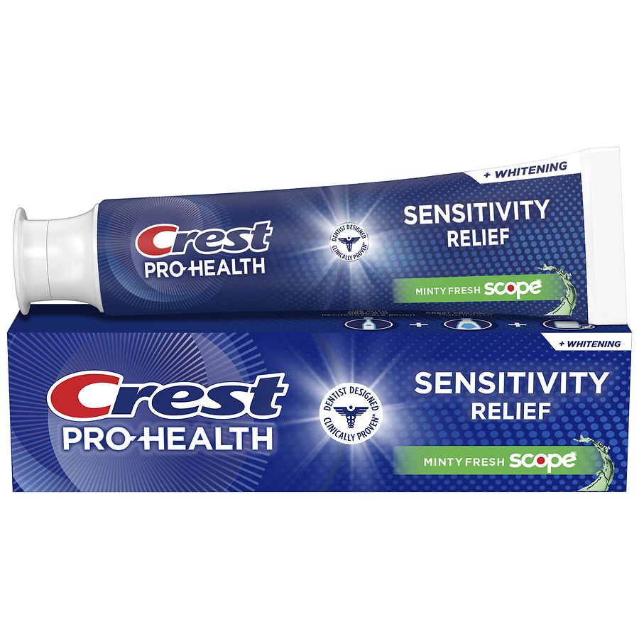 Crest Pro-Health Sensitivity Whitening Toothpaste Scope