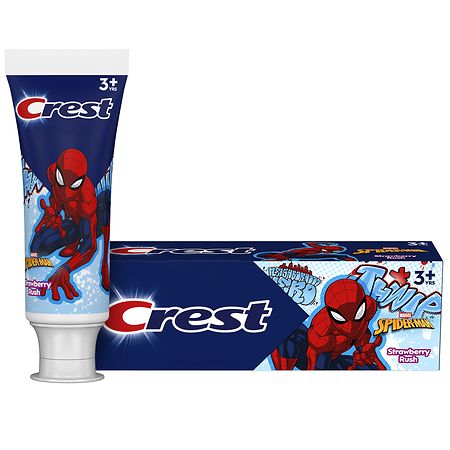 Crest Kids Toothpaste, Featuring Marvel's Spiderman Strawberry Rush