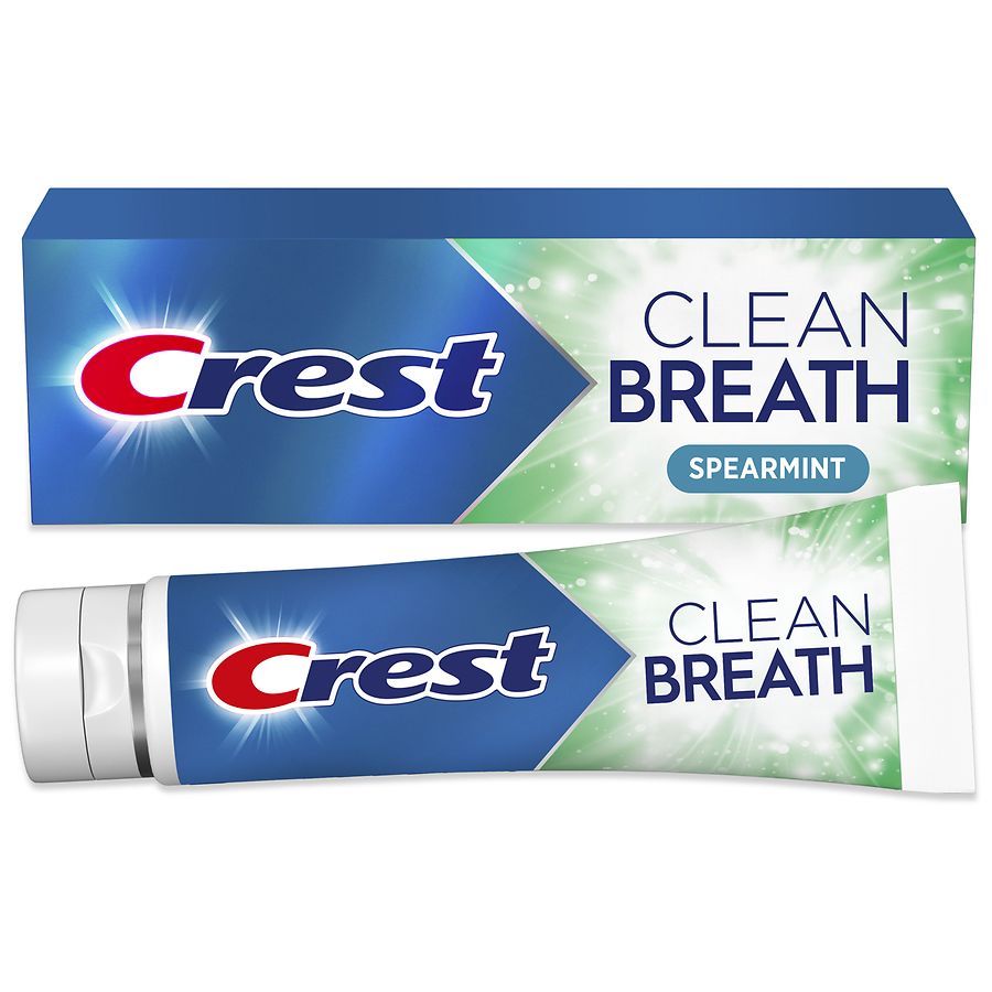 Crest Clean Breath Toothpaste Spearmint