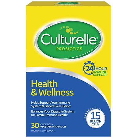 Culturelle Health & Wellness Daily Probiotic For Women & Men- 15 Billion CFUs Capsules
