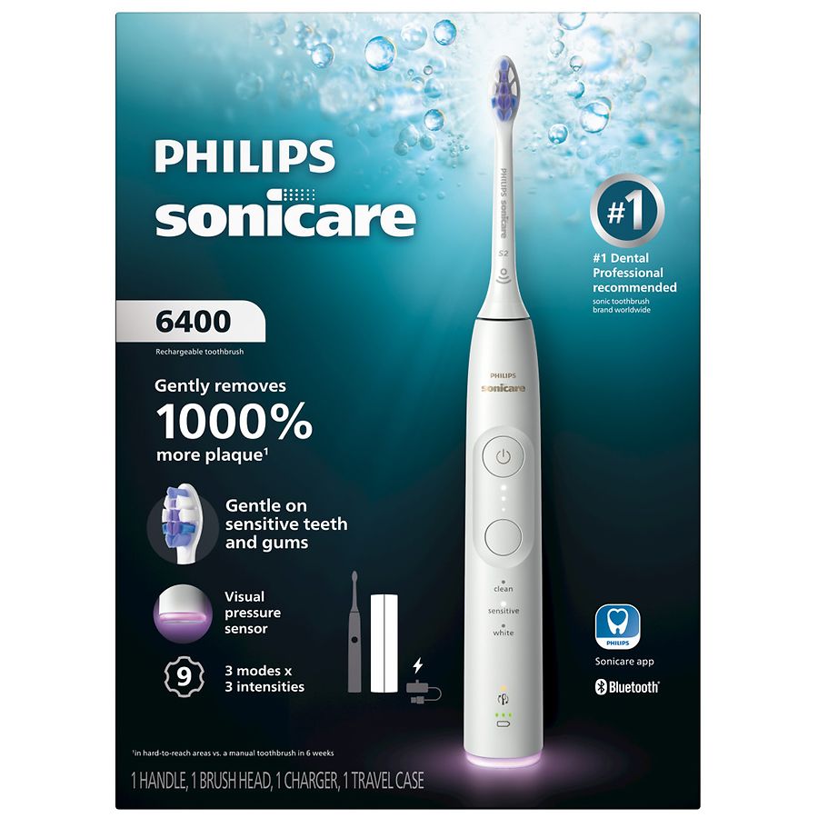 Philips Sonicare 6400 Series Rechargeable Toothbrush (HX7410/04