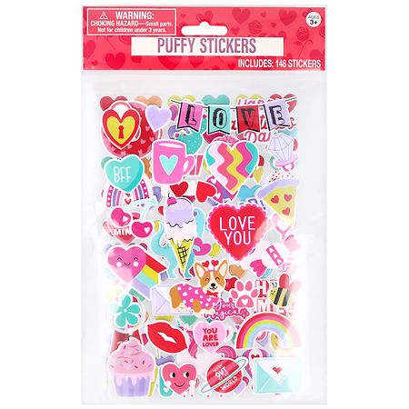 Festive Voice Puffy Stickers