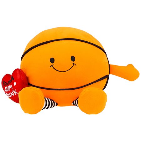 Playright Basketball with Heart Plush 7.5 Inch