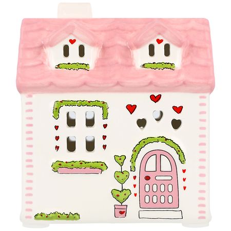 Festive Voice Light Up Ceramic Home Pink