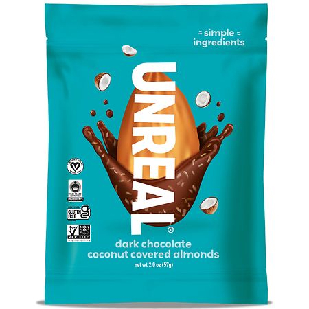 UnReal Brands Dark Chocolate Coconut Almonds
