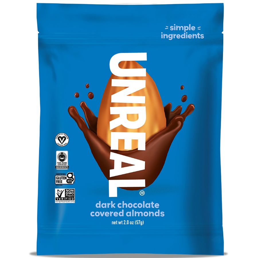Unreal Dark Chocolate Almonds