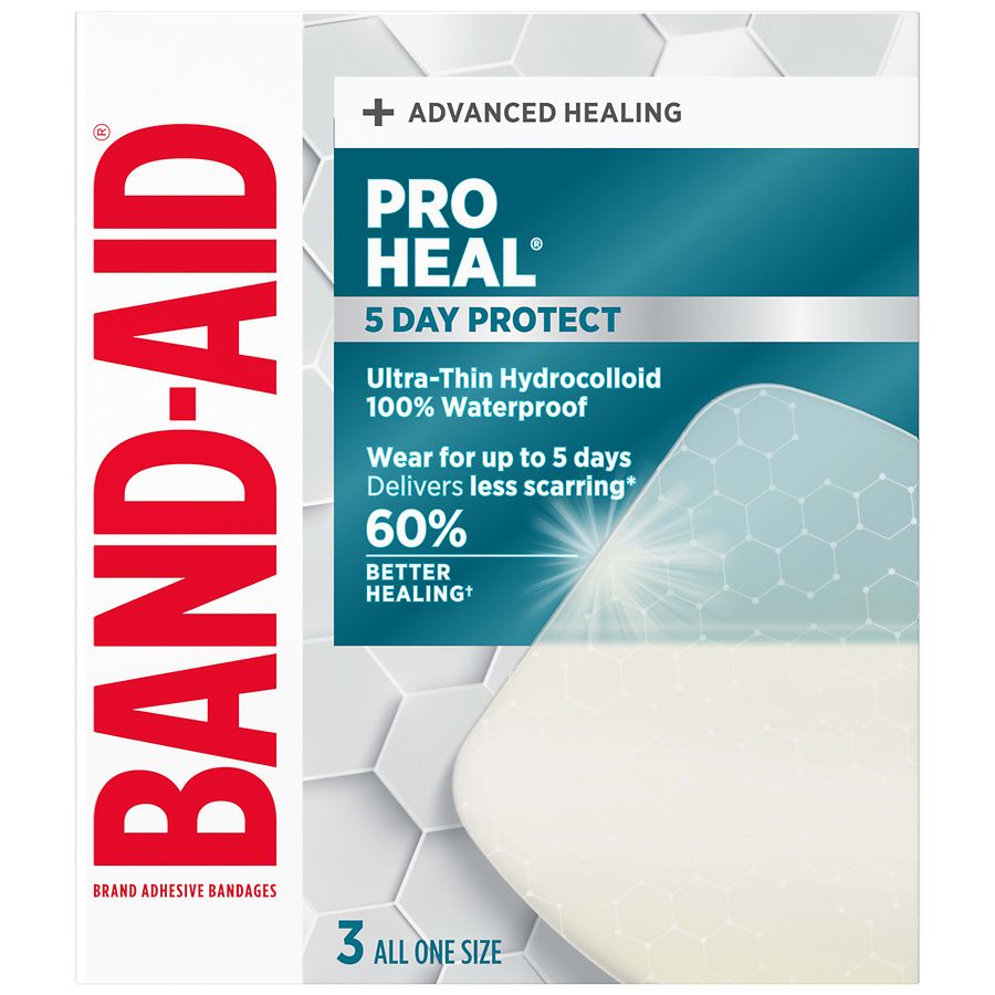 Band-Aid Pro Heal Adhesive Bandages Jumbo