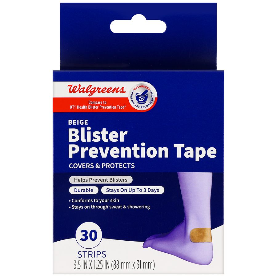 Walgreens Blister Prevention Tape Beige