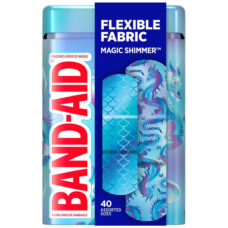 Band-Aid Flexible Fabric Adhesive Bandages Magic Shimmer