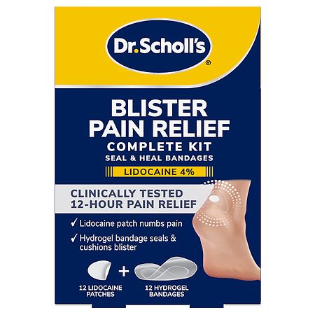 Dr. Scholl's Blister Pain Relief Complete Kit With Lidocaine