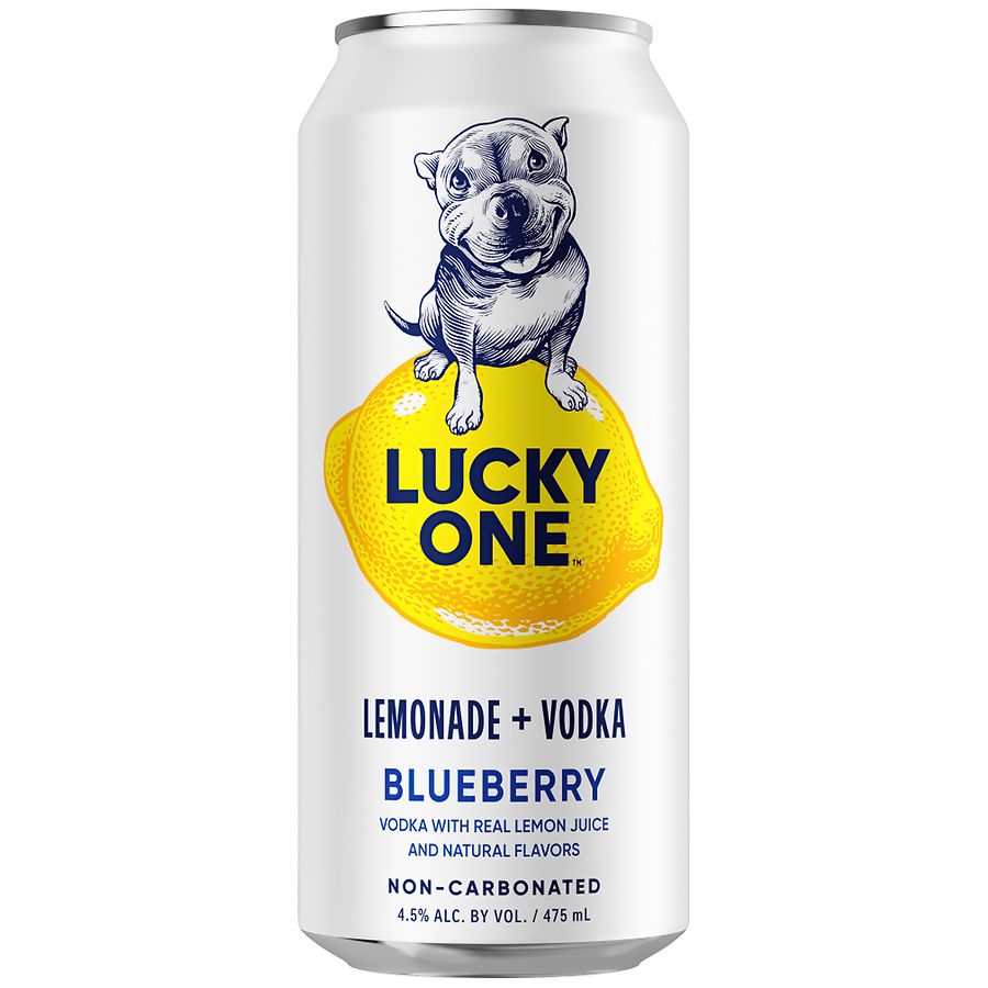 Lucky One Vodka + Lemonade, Blueberry Can, 4.5% ABV | Walgreens
