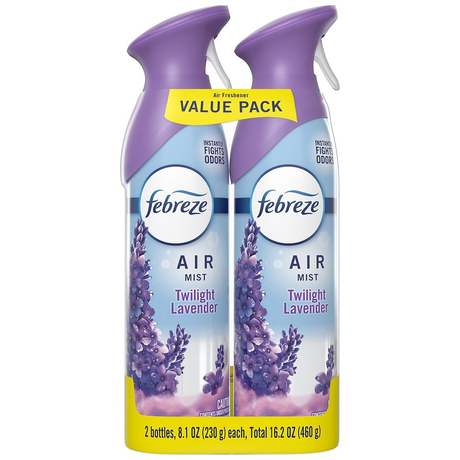 Febreze Air Mist, Air Freshener Spray, Odor Fighting Room Spray Twilight Lavender