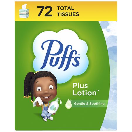 Puffs Plus Lotion Facial Tissue Cube
