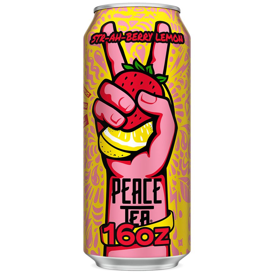 Peace Tea Iced Tea with Natural Flavor Str-Ah-Berry Lemon | Walgreens
