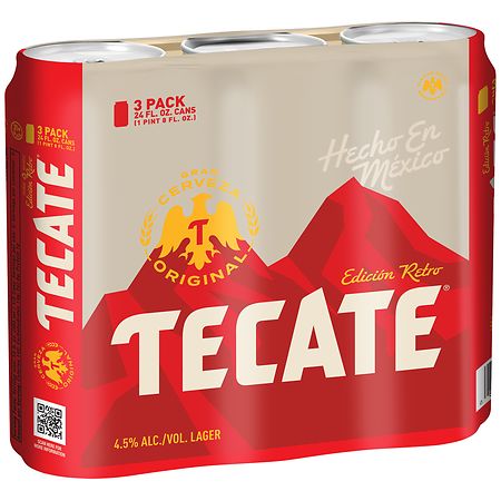 Tecate Original Mexican Lager Beer, Cans
