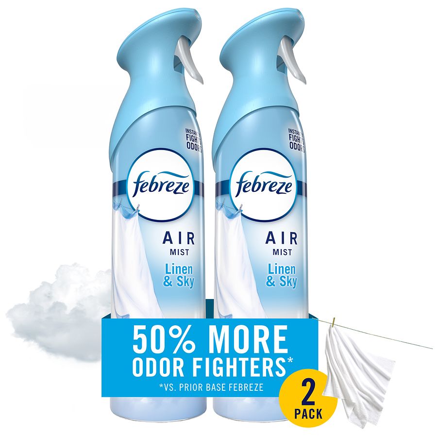 Febreze Air Mist, Odor Fighting Room Spray Linen & Sky