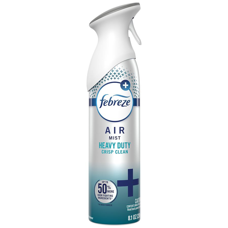 Febreze Air Mist, Air Freshener, Odor Fighting Room Spray Heavy Duty Crisp Clean